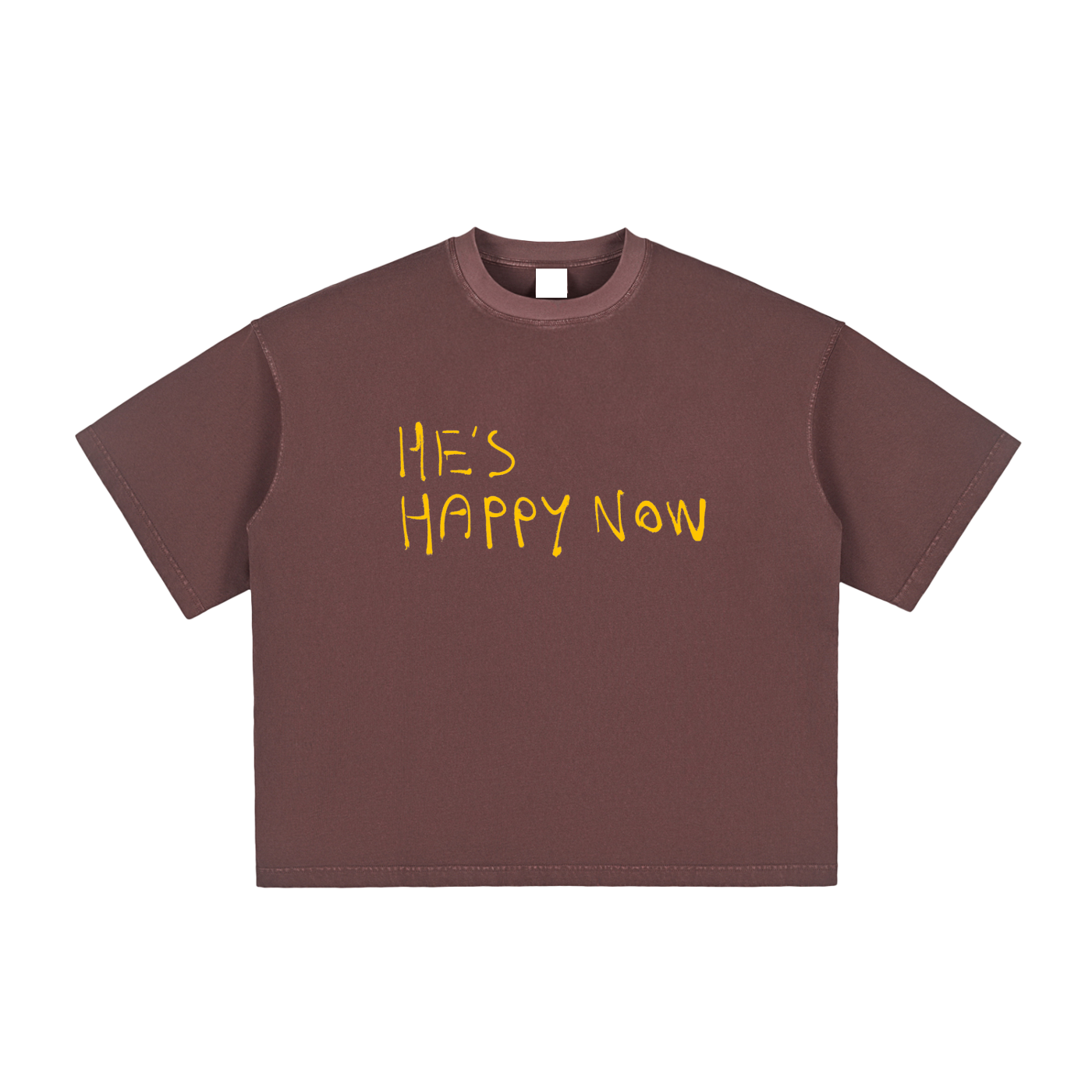 HE'S HAPPY NOW