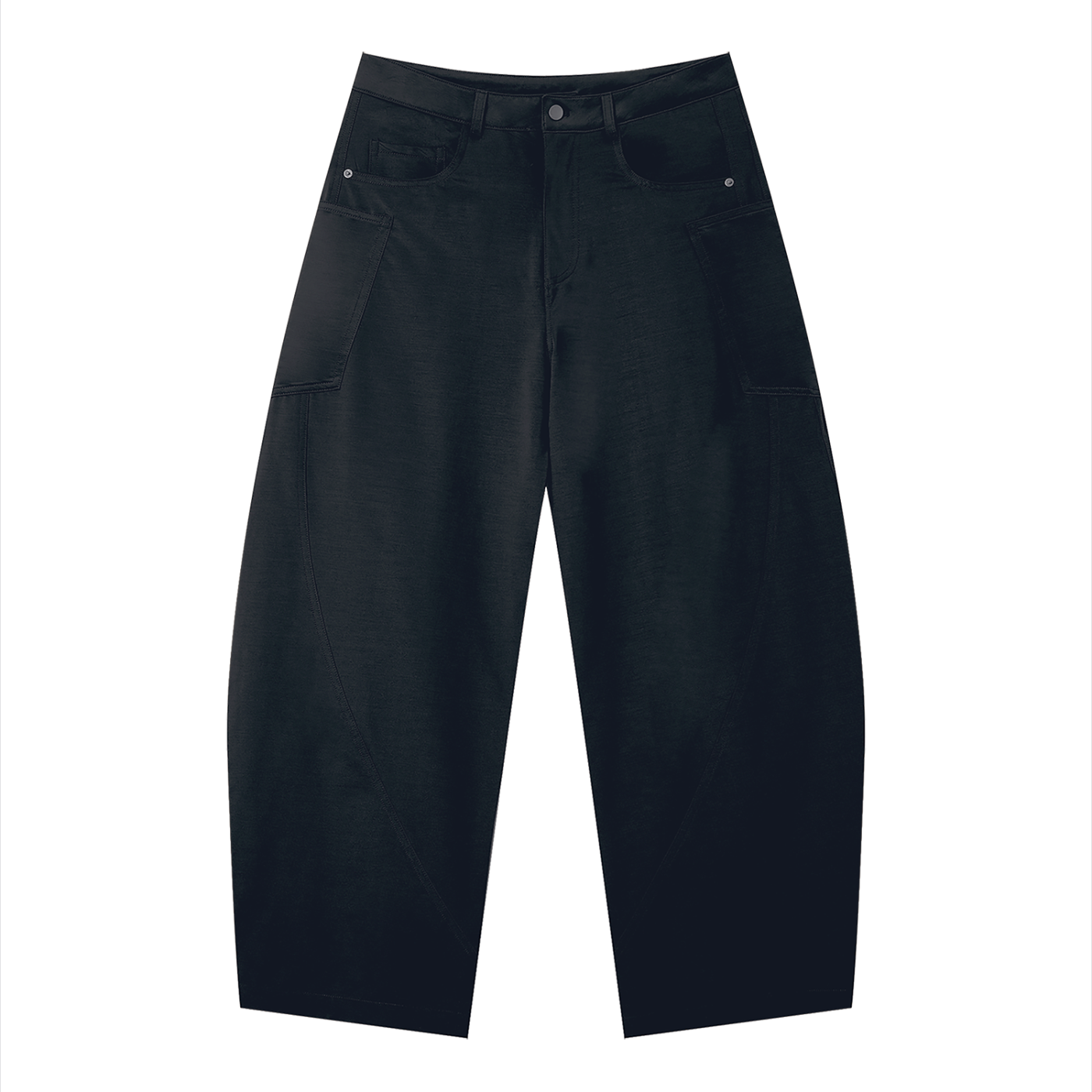BARREL LEG TROUSERS
