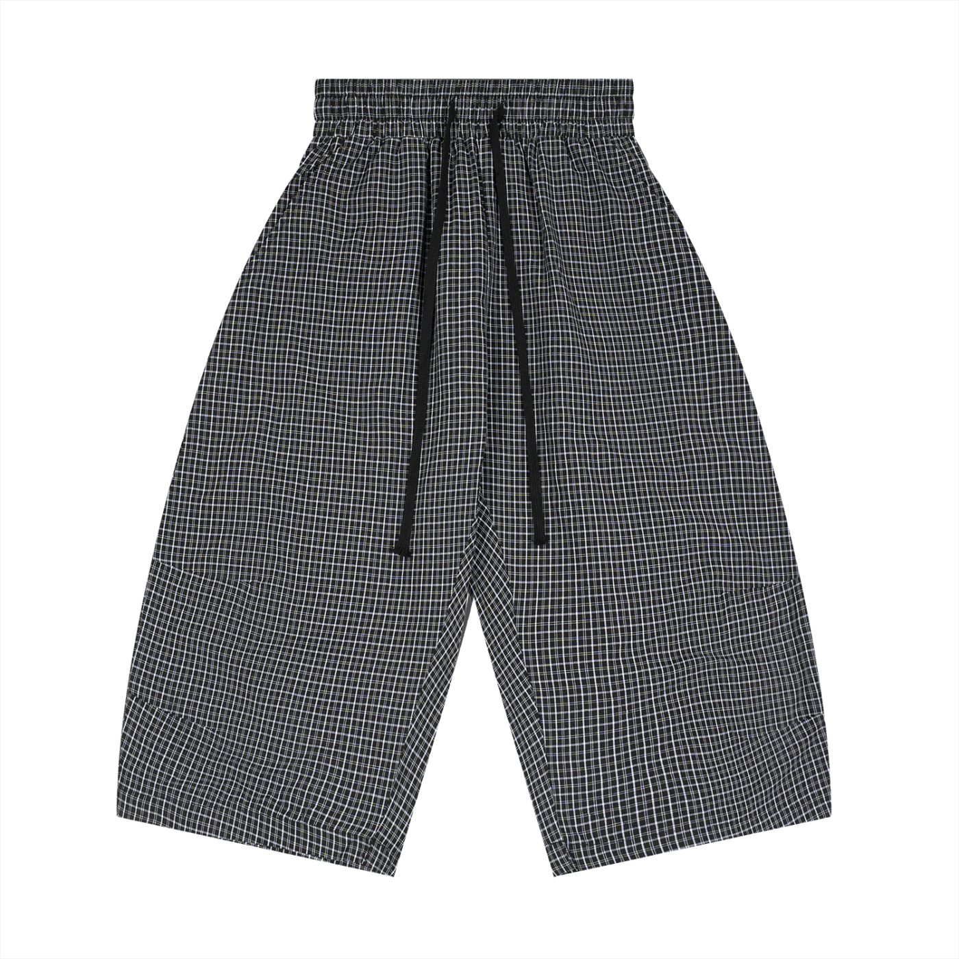 PLAID CAPRI SHORTS